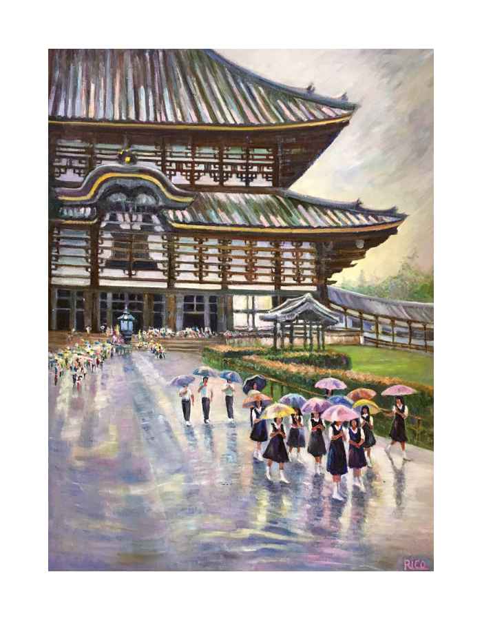 Nara Painting by Dorothy Rice